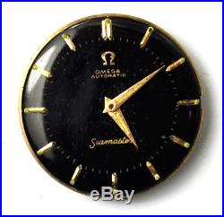 Omega Seamaster Black Dial 501 19J Automatic Movement For Parts or Repair