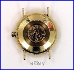 Omega Seamaster Cal. 570 Original 14K Gold Case Wrist Watch Parts/Repair W3