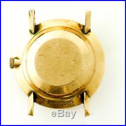 Omega Seamaster De Ville Auto 14k Gold Filled Watch Head For Parts Or Repairs