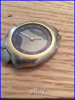 Omega Seamaster Polaris Steel And Gold Watch Head Only Faulty For Parts / Repair