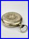 Omega Silver 0.800 Pocket Watch Case 1900, 51.4mm Engraved Repair Parts (623)