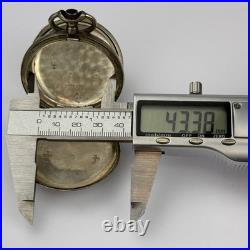 Omega Silver 0.800 Pocket Watch Case 1900, 51.4mm Engraved Repair Parts (623) Omega Silver 0.800 Pocket Watch Case 1900, 51.4mm Engraved Repair Parts (623)