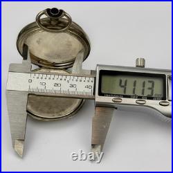 Omega Silver 0.800 Pocket Watch Case 1900, 51.4mm Engraved Repair Parts (623) Omega Silver 0.800 Pocket Watch Case 1900, 51.4mm Engraved Repair Parts (623)