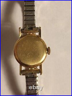 Omega Solid 14k Gold ladies watch For Parts/repair