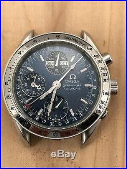 Omega Speedmaster Auto 175.0084 Entire Stainless Steel Watch For Parts or Repair