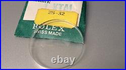 Original Rolex Crystal 25 32 GENUINE open for watch repair