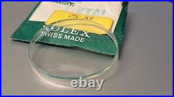 Original Rolex Crystal 25 32 GENUINE open for watch repair