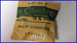 Original Sealed Lecoultre 12 1/2 449 Pallet Complete Part 6 for watch repair