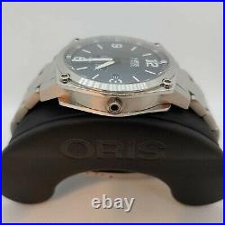 Oris BC4 Retrograde 735 7617 4164-078 with S. S. Bracelet For Repair or Parts