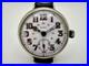 PATRIA (Early Omega) WWI Era Trench Watch 4 Parts Or Repair 34mm Porcelain Dial