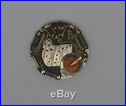 PIAGET Chronograph Movement & 18K Gold Dial. Cal 202P. For Parts Or Repairs
