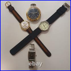 Pack Watches Stock 13 Mechanical And Quartz Repair Spare Part Work Of Check