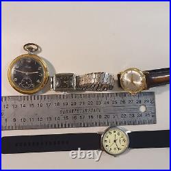 Pack Watches Stock 13 Mechanical And Quartz Repair Spare Part Work Of Check