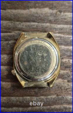 Parts / Repair Bulova Accutron 2182 N3 1973 Gold ElectroPlated Watch. Looks Gd