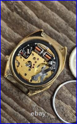 Parts / Repair Bulova Accutron 2182 N3 1973 Gold ElectroPlated Watch. Looks Gd