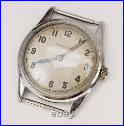 Parts/Repair Concord 241F WWII Era Military Style Watch 24hr Dial