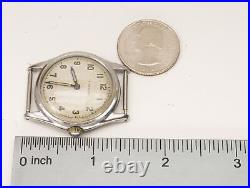 Parts/Repair Concord 241F WWII Era Military Style Watch 24hr Dial