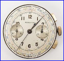 Parts / Repair Forsythe Canal Vintage Chronograph Wrist Watch Movement 17j