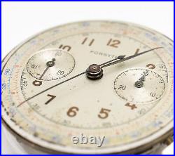 Parts / Repair Forsythe Canal Vintage Chronograph Wrist Watch Movement 17j