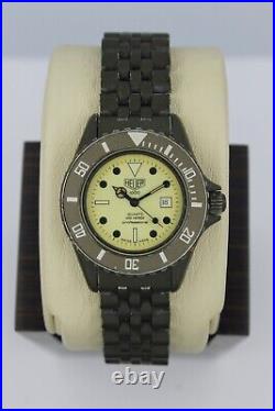 Parts Repair Heuer 981.115 Womens Watch Pre TAG Professional Lume 1000 Olive PVD