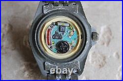 Parts Repair Heuer 981.115 Womens Watch Pre TAG Professional Lume 1000 Olive PVD