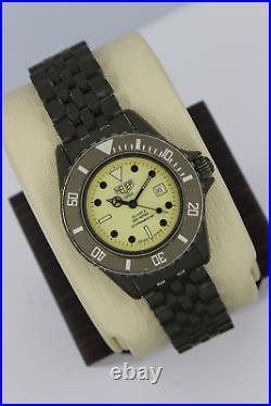 Parts Repair Heuer 981.115 Womens Watch Pre TAG Professional Lume 1000 Olive PVD