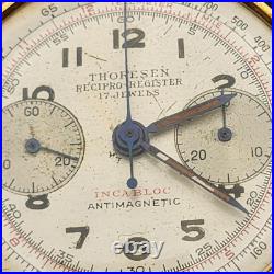 Parts/Repair Thoresen Recipro Register Chronograph Antimagnetic 17J Watch Parts/Repair Thoresen Recipro Register Chronograph Antimagnetic 17J Watch
