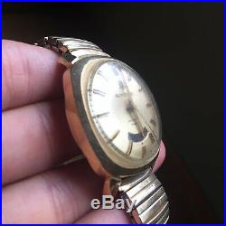 Parts/repair-accutron Bulova Astronaut Mark II 14 Kt Gold Filled Vtg Watch