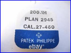 Patek Philippe 27-460 Watch Centre Wheel + Cannon Pinion Part 200.1h