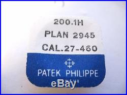 Patek Philippe 27-460 Watch Centre Wheel + Cannon Pinion Part 200.1h