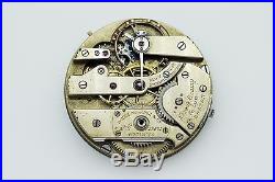 Patek Phillippe Shreve Crump Low Pocket Watch Movement Dial Parts Repair 72827