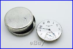 Patek Phillippe Shreve Crump Low Pocket Watch Movement Dial Parts Repair 72827