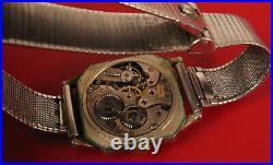 Paul Vallette Art Deco Mens Watch Used For Parts Or Repair Not Working