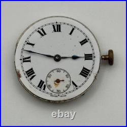 Peerless S&Co Military Watch Movement For Parts / Repair