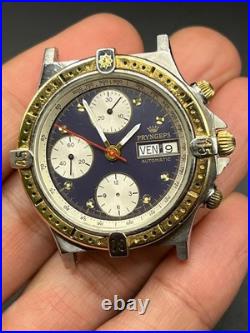 Pryngeps Scaphandrier Chronograph Automatic Valjoux 7750 Men For Parts Or Repair