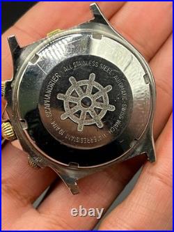 Pryngeps Scaphandrier Chronograph Automatic Valjoux 7750 Men For Parts Or Repair