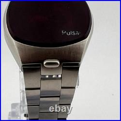 Pulsar P4 Big Time LED Digital Watch FOR PARTS OR REPAIR Japan RARE
