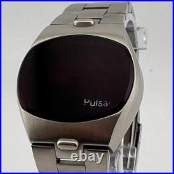 Pulsar P4 Big Time LED Digital Watch FOR PARTS OR REPAIR Japan RARE