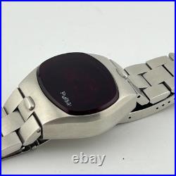 Pulsar P4 Big Time LED Digital Watch FOR PARTS OR REPAIR Japan RARE