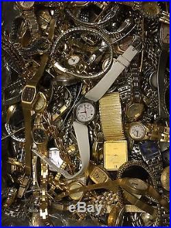 Pulsar Watches Big Lot 130 Watches Vintage / Other Mix For Repair/Parts (#GL50)