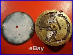 Quarter Repeater Chronograph, Pocket Watch Movement Swiss To Repair or Parts