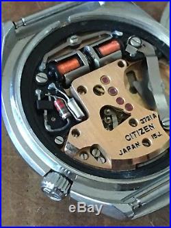 RARE 1974 Vintage Citizen Hisonic Tuning Fork 3701 Mens Watch Parts/repair