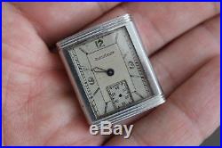 RARE BITS 1930-1940's Jaeger LeCOULTRE REVERSO + UNIPLAN FOR PARTS OR REPAIRS