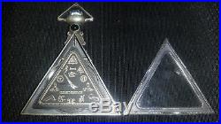 RARE Brevet Masonic Pocket Watch 17J Levrette Schwas Loeillet FOR PARTS/REPAIR
