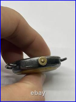RARE Charles J Noack Wristwatch Antique Parts Repair Not Running Unique Vtg