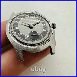 RARE LONGINES 10.26 PARTS/REPAIR 20's Swiss Military Wrist Watch Vtg Old Beauty
