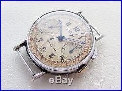 Rare Military Angelus 215 Air Force Chronograph From 1940's! Parts Or Repair