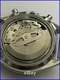 Rare Vintage Seiko 6139-6040 Orange Dial Automatic Chronograph For Parts Repair