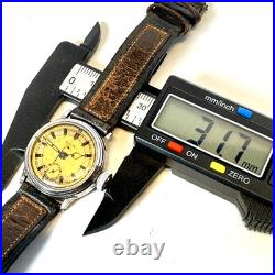 RARE Vintage 1930s Elgin Military Stainless Mechanical Watch FOR PARTS / REPAIR