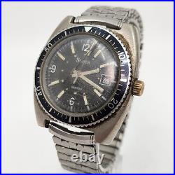 RARE Vintage 1970's Sears Swiss Diver Diver Watch For Parts Repair Restoration RARE Vintage 1970's Sears Swiss Diver Diver Watch For Parts Repair Restoration